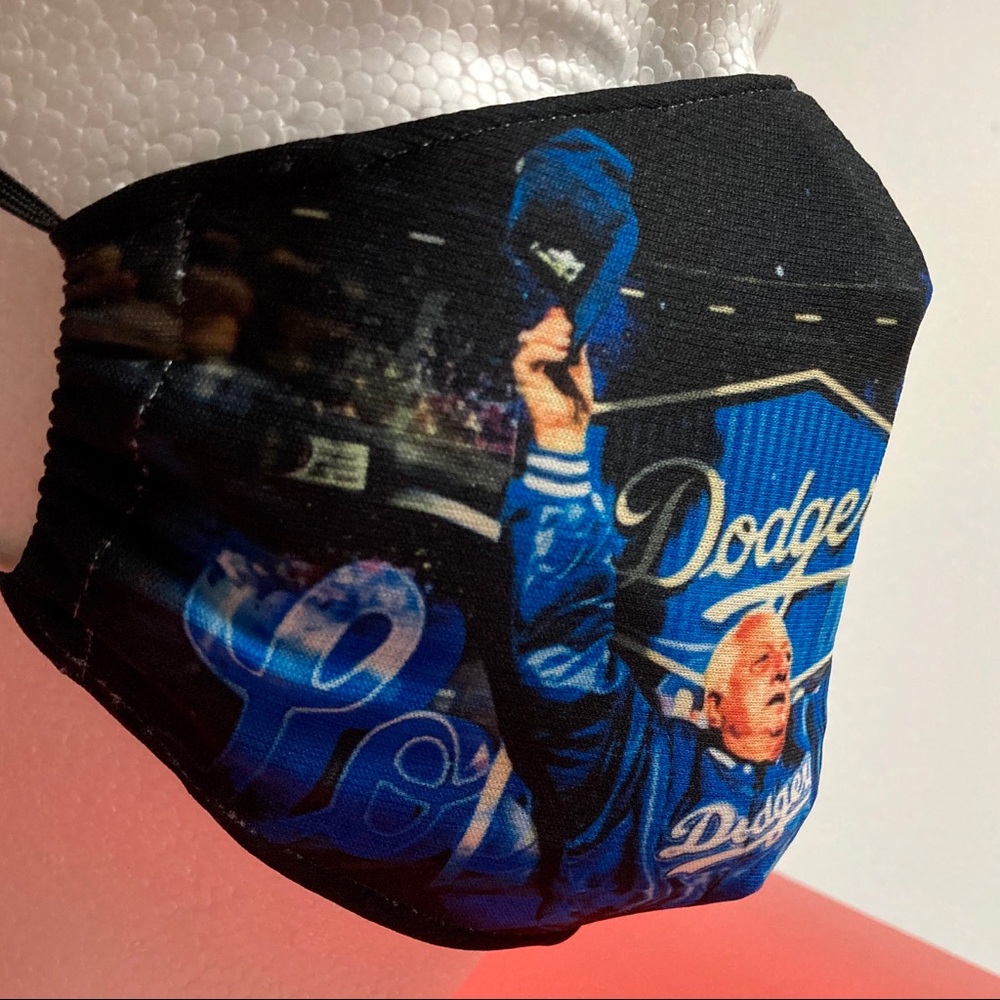 LA DODGERS • Tom Lasorda • Sublimated Face Mask - Picture 2 of 10